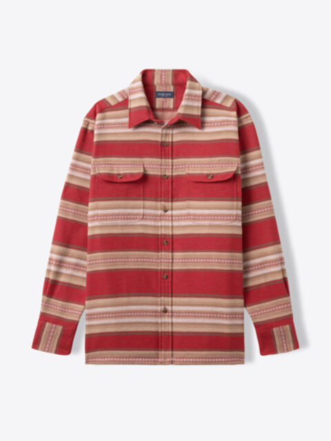 Shop Red and Brown Southwest Blanket Stripe