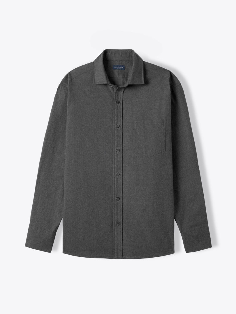 Whistler Charcoal Melange Cotton Flannel 