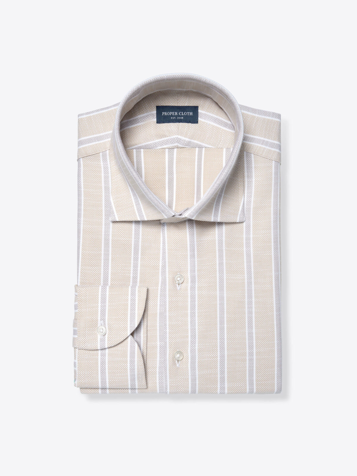 Mens taupe hot sale dress shirt