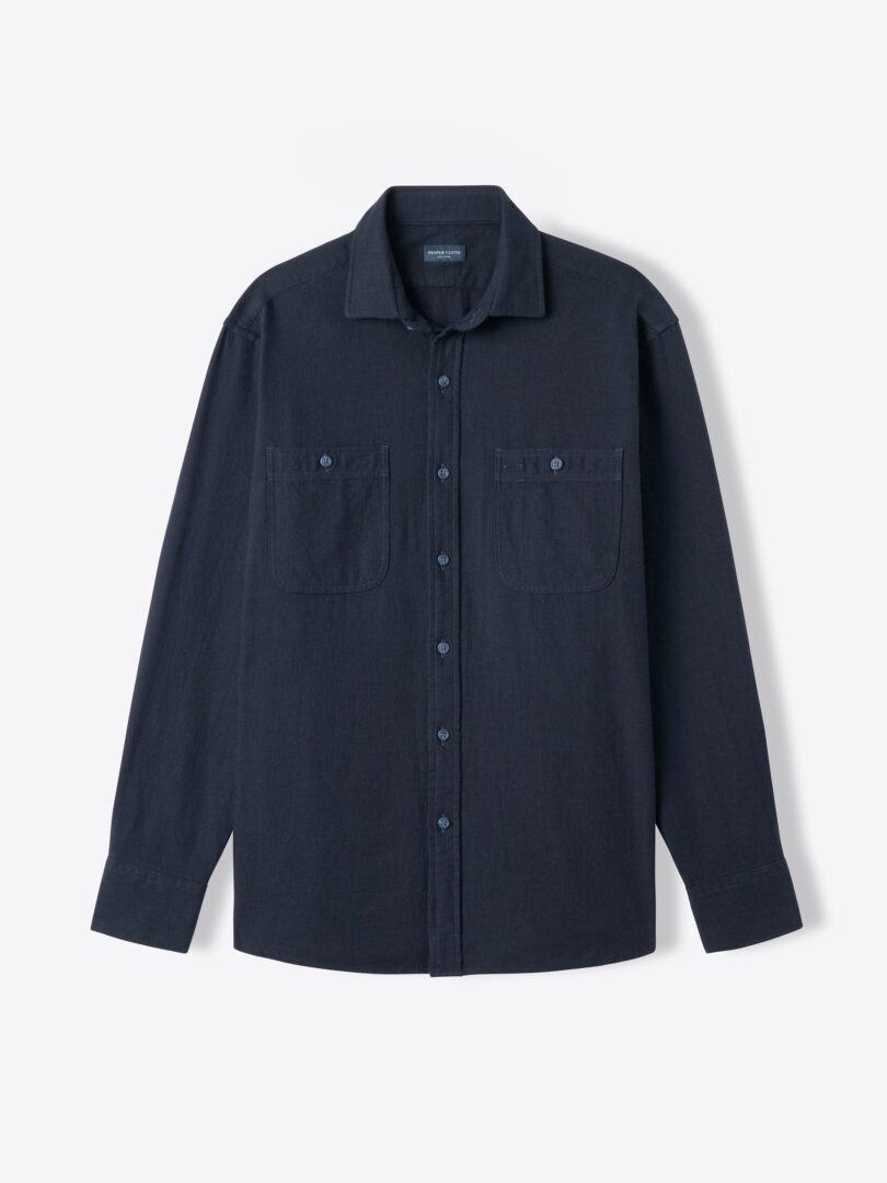 Jackson Navy Slub Twill 