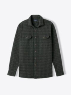 The Japanese Low Twist Shirt in Green Plaid The Japanese Low Twist Shirt in Green Plaid