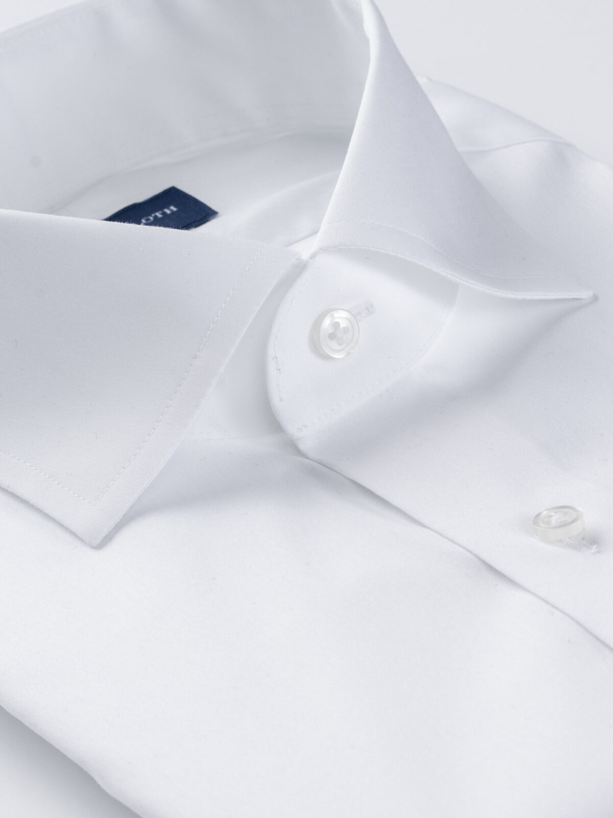 Thomas Mason Non-Iron White Twill Dress Shirt Shirt by Proper Cloth