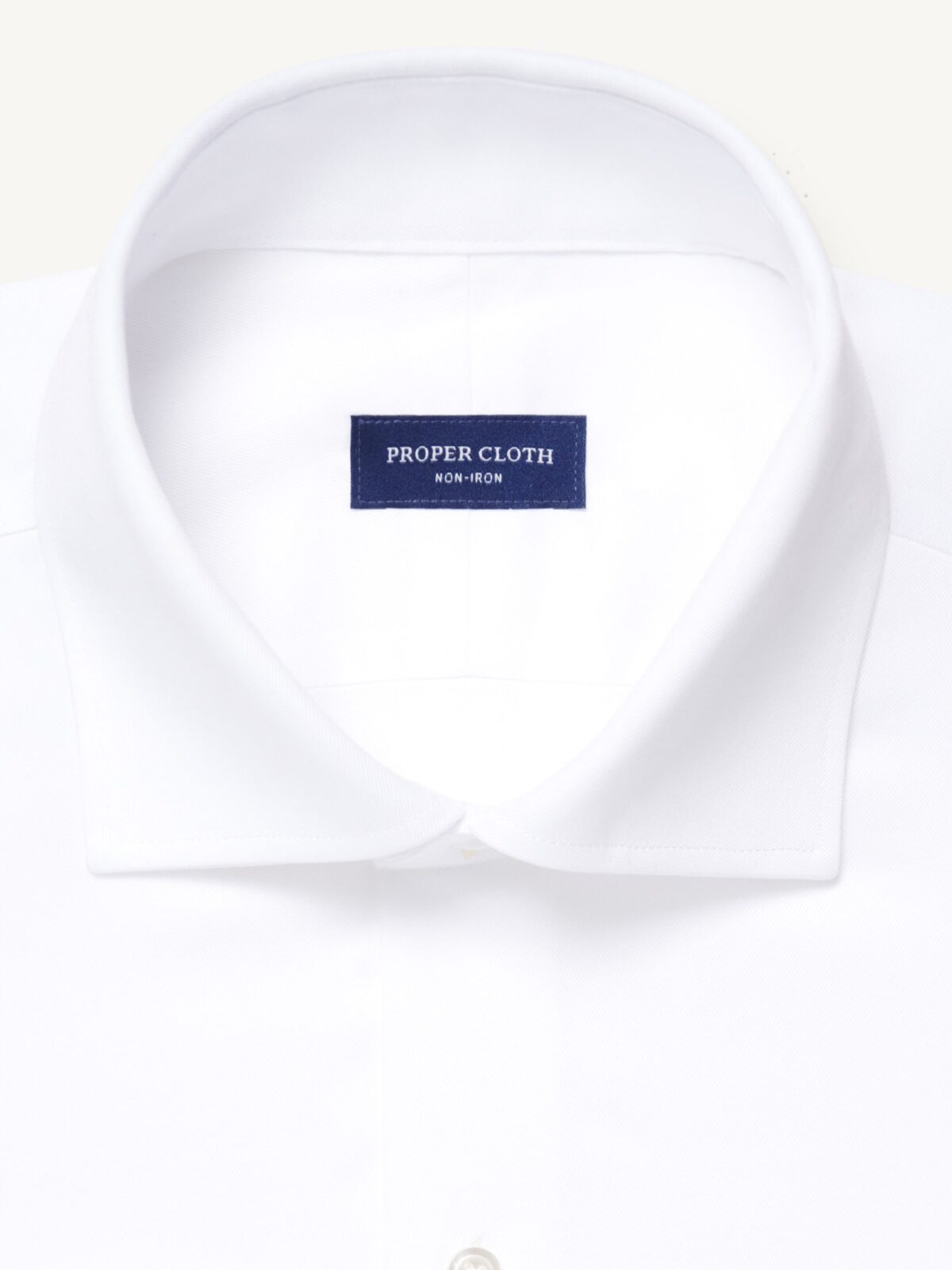 The Non-Iron Shirt in White Twill