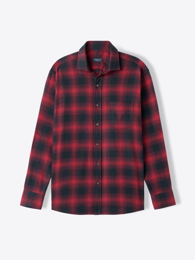 Canclini Scarlet Ombre Plaid Beacon Flannel 