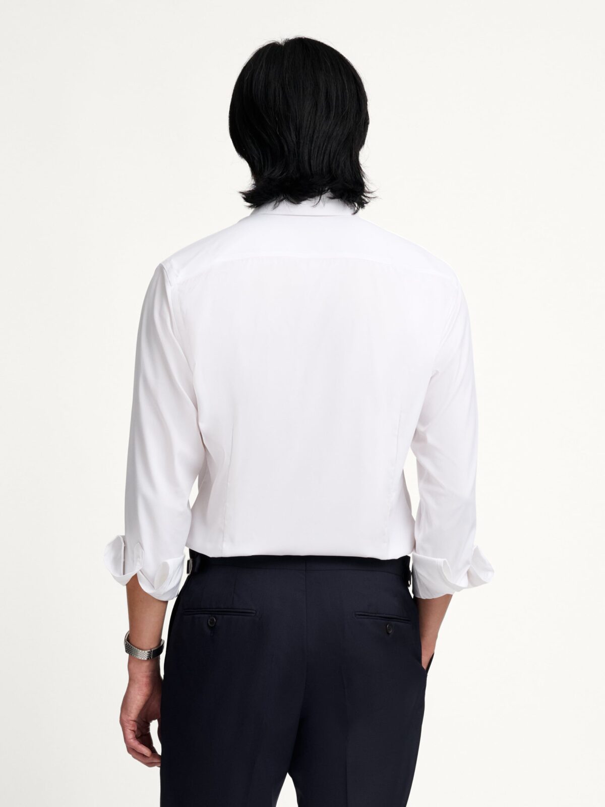 white dress shirt button down Jones New York Easy Care Medium / Hidden collar The Performance Dress Shirt in