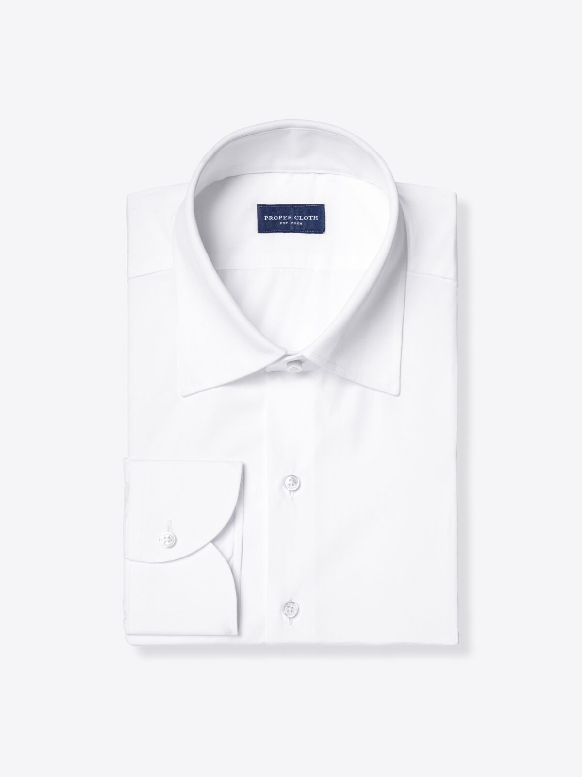 Thomas Mason White Luxury Broadcloth Shirts by Proper Cloth