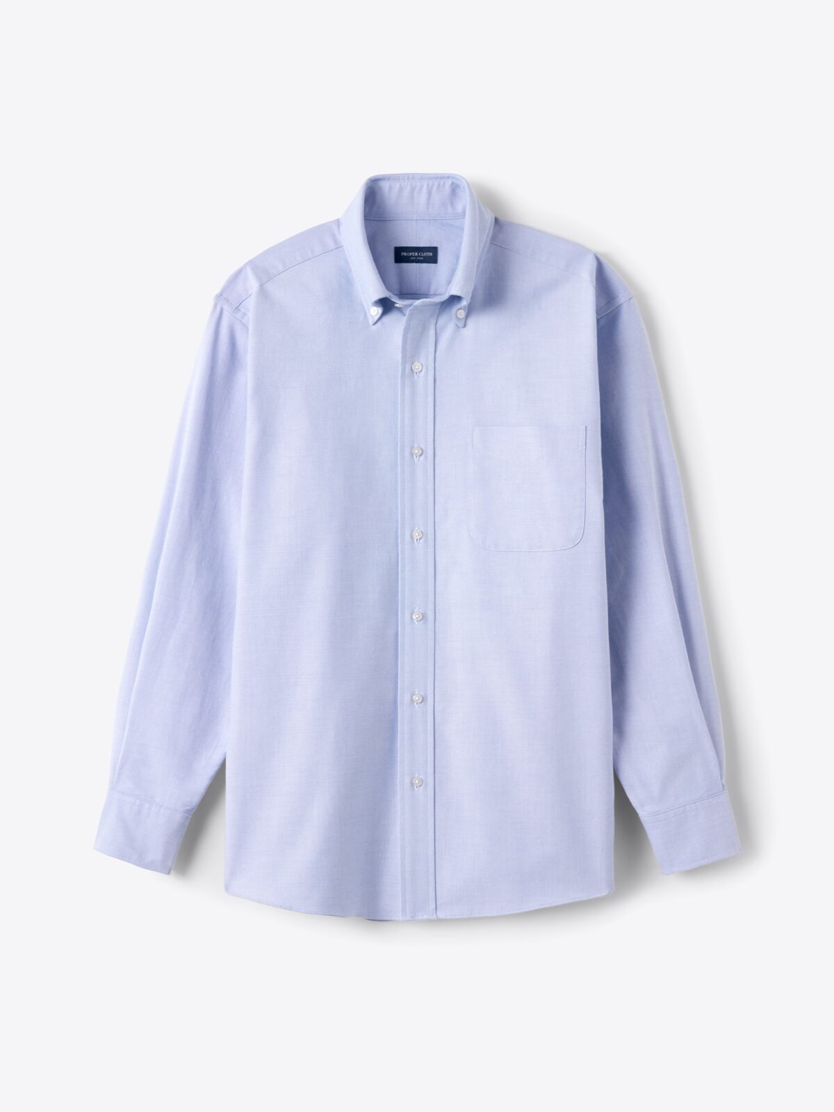 Men's Light Blue Sea Island Cotton Formal Shirt