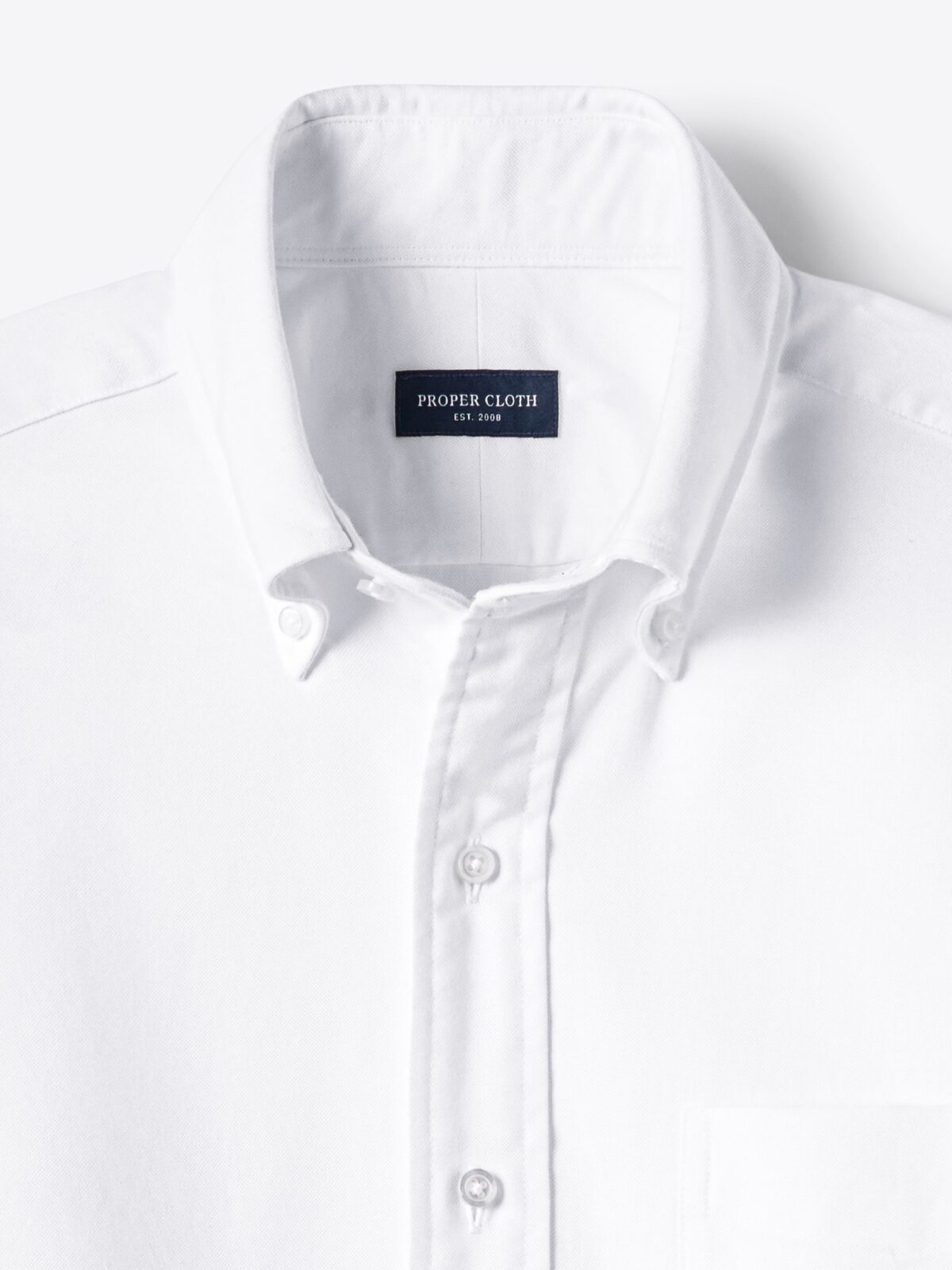 The Japanese Sea Island Cotton Oxford in White