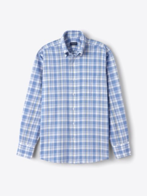 Shop Sky Blue and Yellow Madras