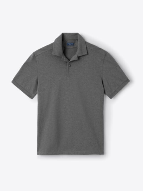 Buy Slate Blue Regular Knitted Long Sleeve Polo Shirt from Next USA