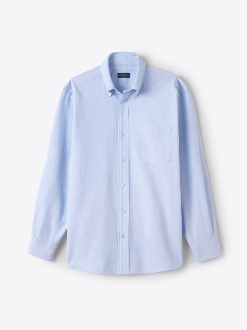 Washed Light Blue Lightweight Oxford Shirts by Proper Cloth