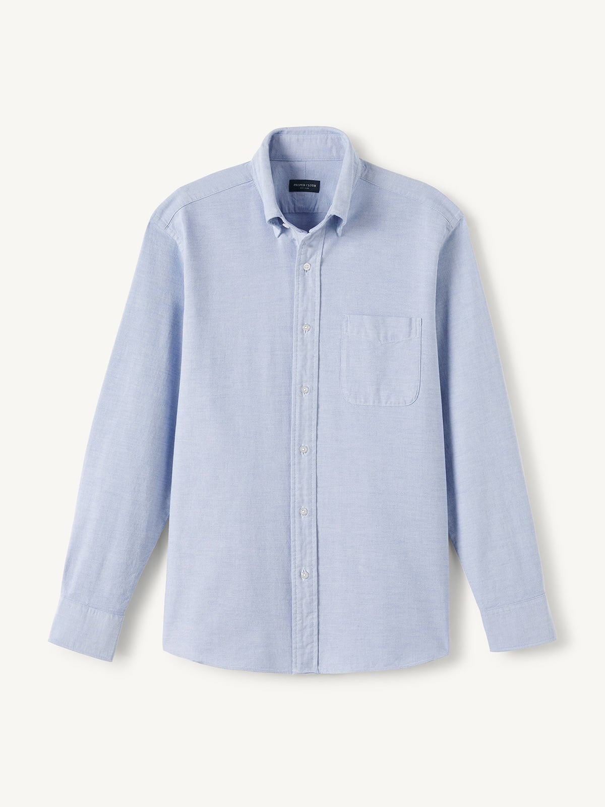 oxford style dress shirt Washed Oxford Shirt for Tall Men in White L / Semi Tall / White