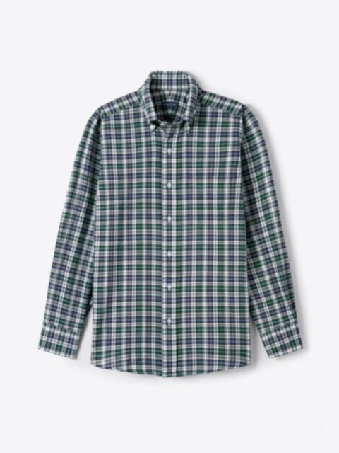 Shop Navy and Forest Madras
