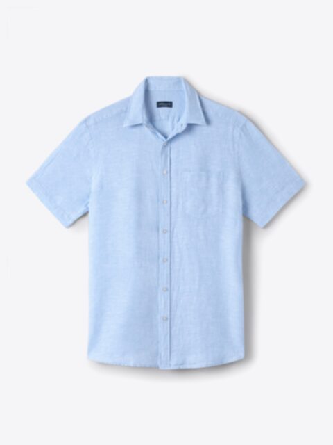 Shop Light Blue Washed Linen