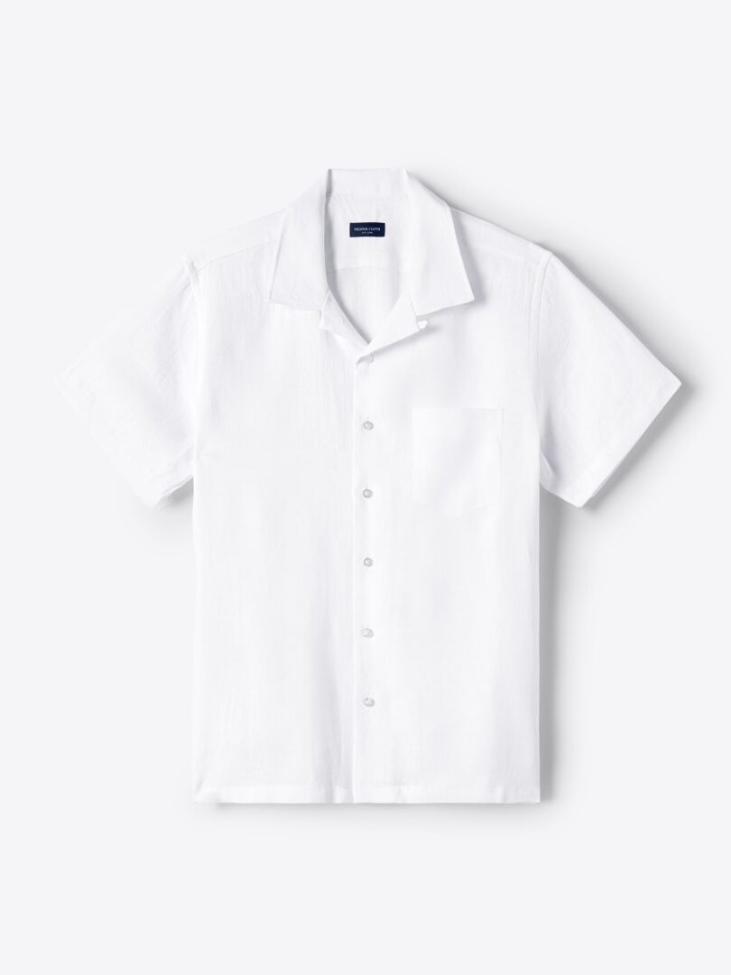 Baird McNutt White Irish Linen Shirts by Proper Cloth