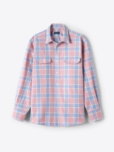 Shop Faded Rose and Blue California Plaid