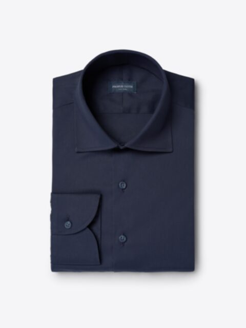 Shop York Navy Stretch Poplin