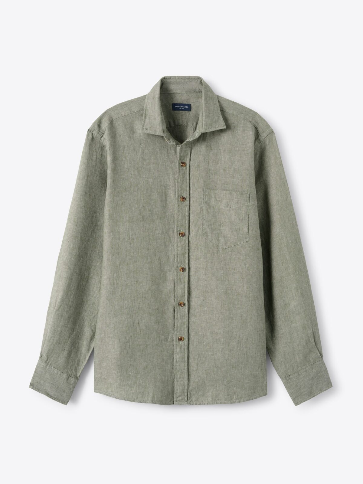 トップス rihka cotton linen lawn sheershirt(sage) cotton linen lawn sheer shirt | rihka