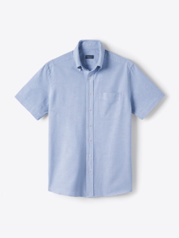 Washed Blue Lightweight Oxford Product Image