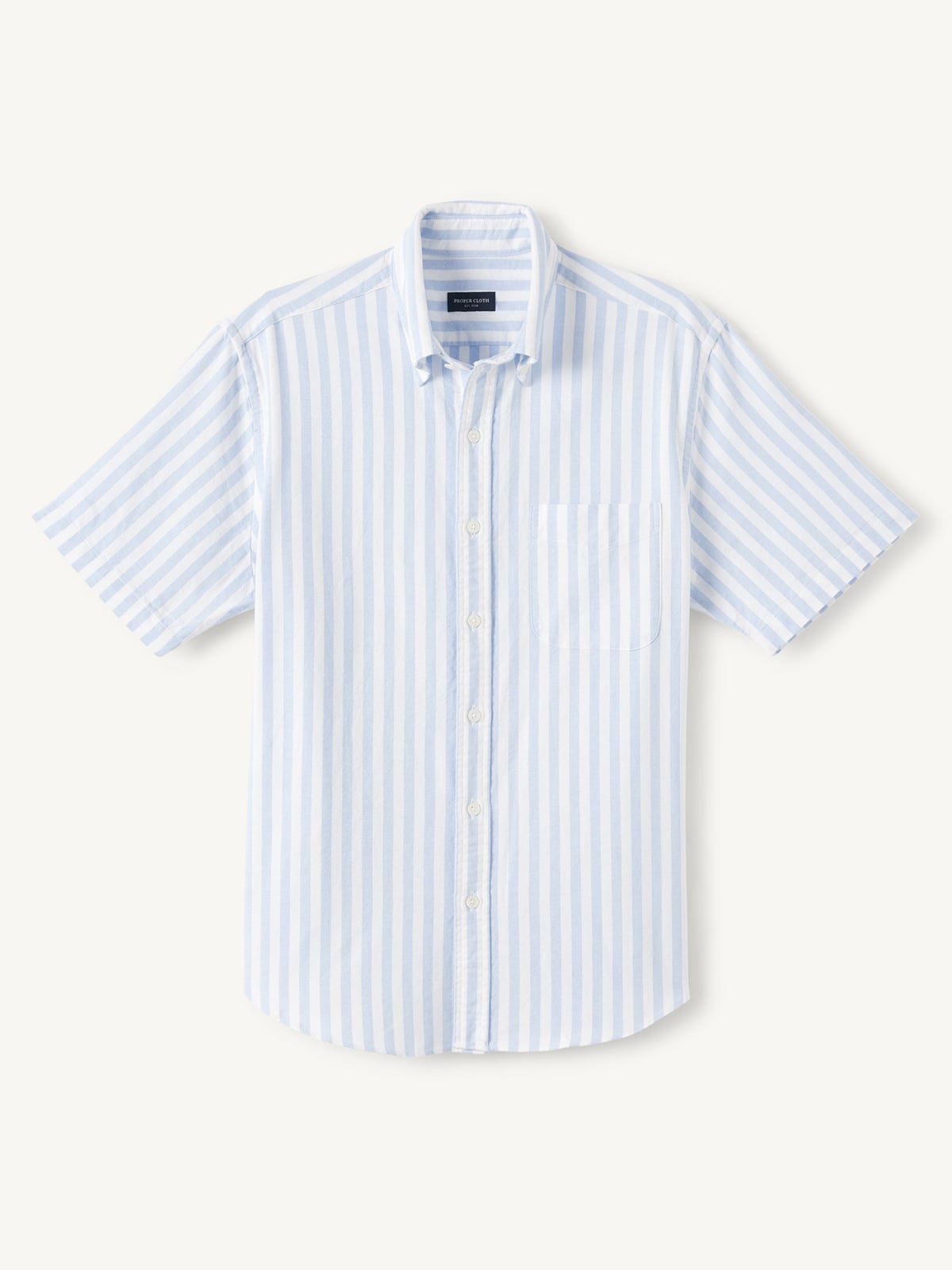oxford short sleeve dress shirts Ash & Erie Blue Oxford Wrinkle Free Short Sleeve Shirt for Short Men Blue Oxford / XXL / Standard