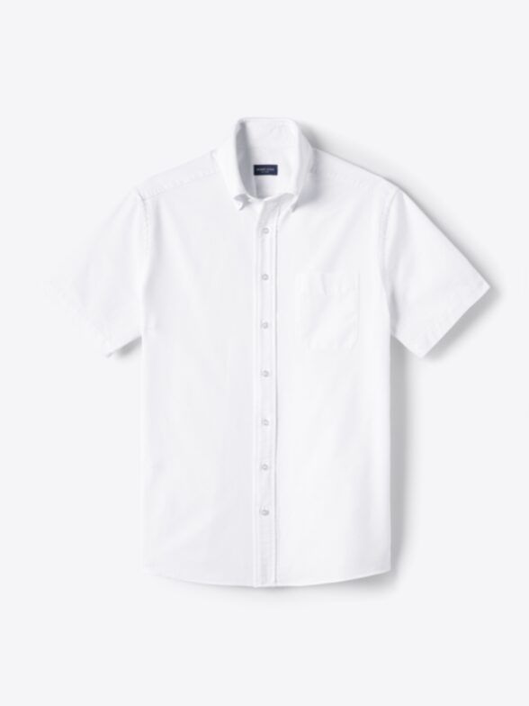 Washed White Lightweight Oxford Product Image