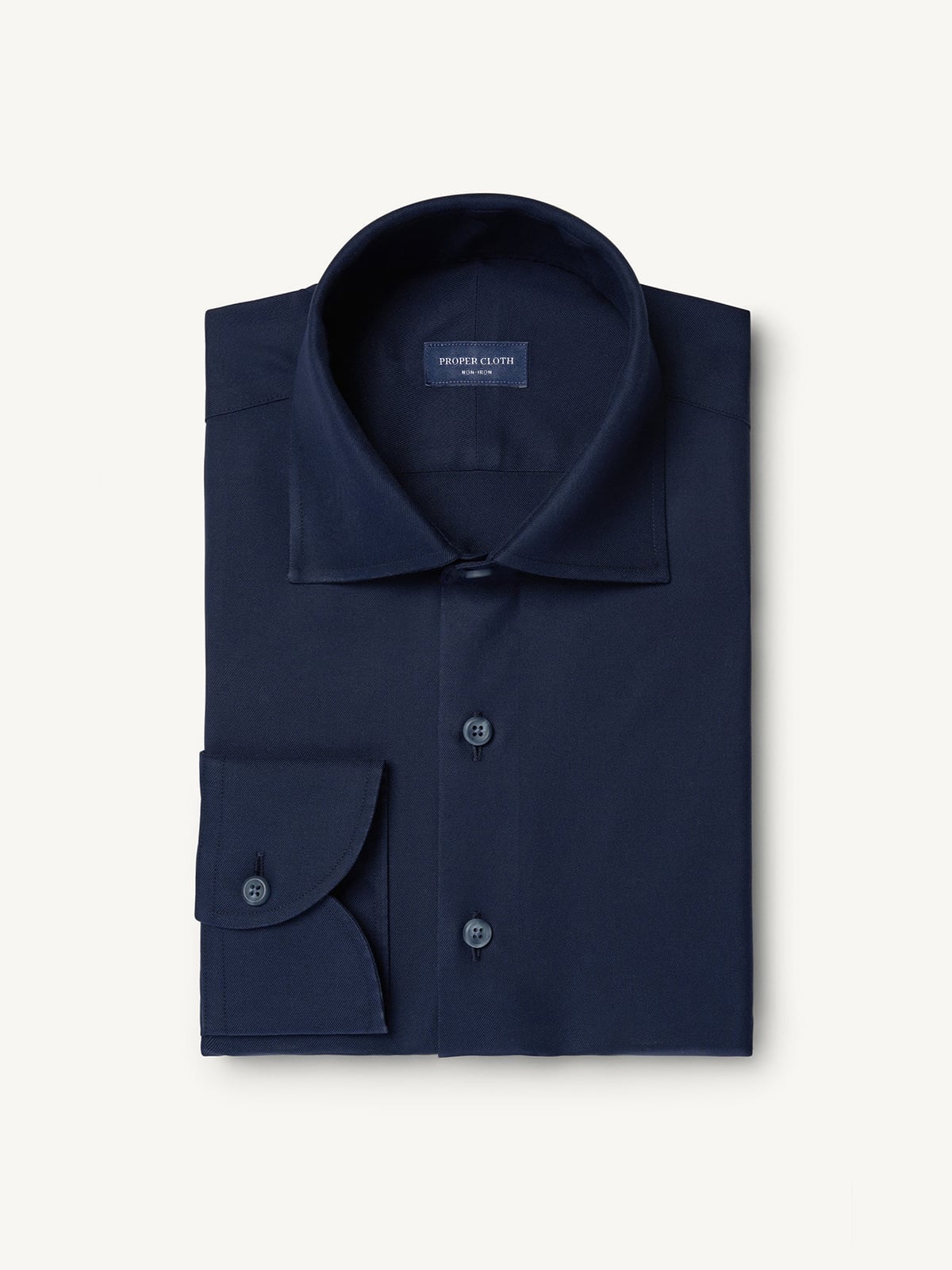 how to iron dress blues navy Comfort Stretch Non-Iron Dot Dress Shirt With Contrast Trim - Navy/gold main image 1