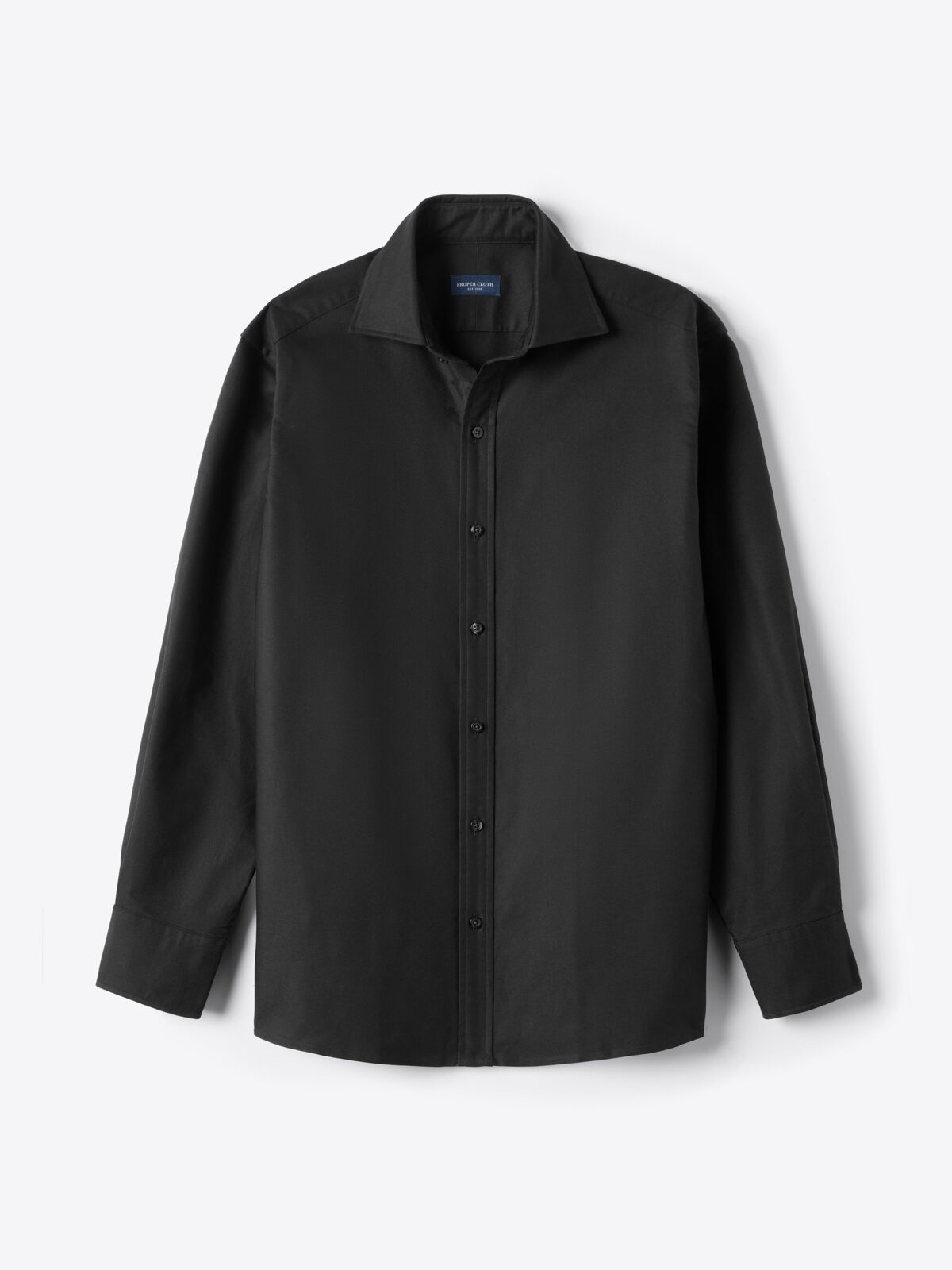 Clark Black Oxford Cloth Shirt by Proper Cloth