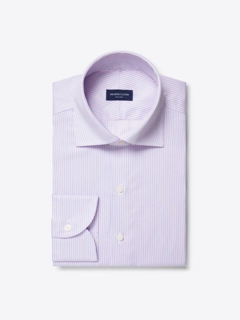 Non-Iron Blue and Pink Stripe 