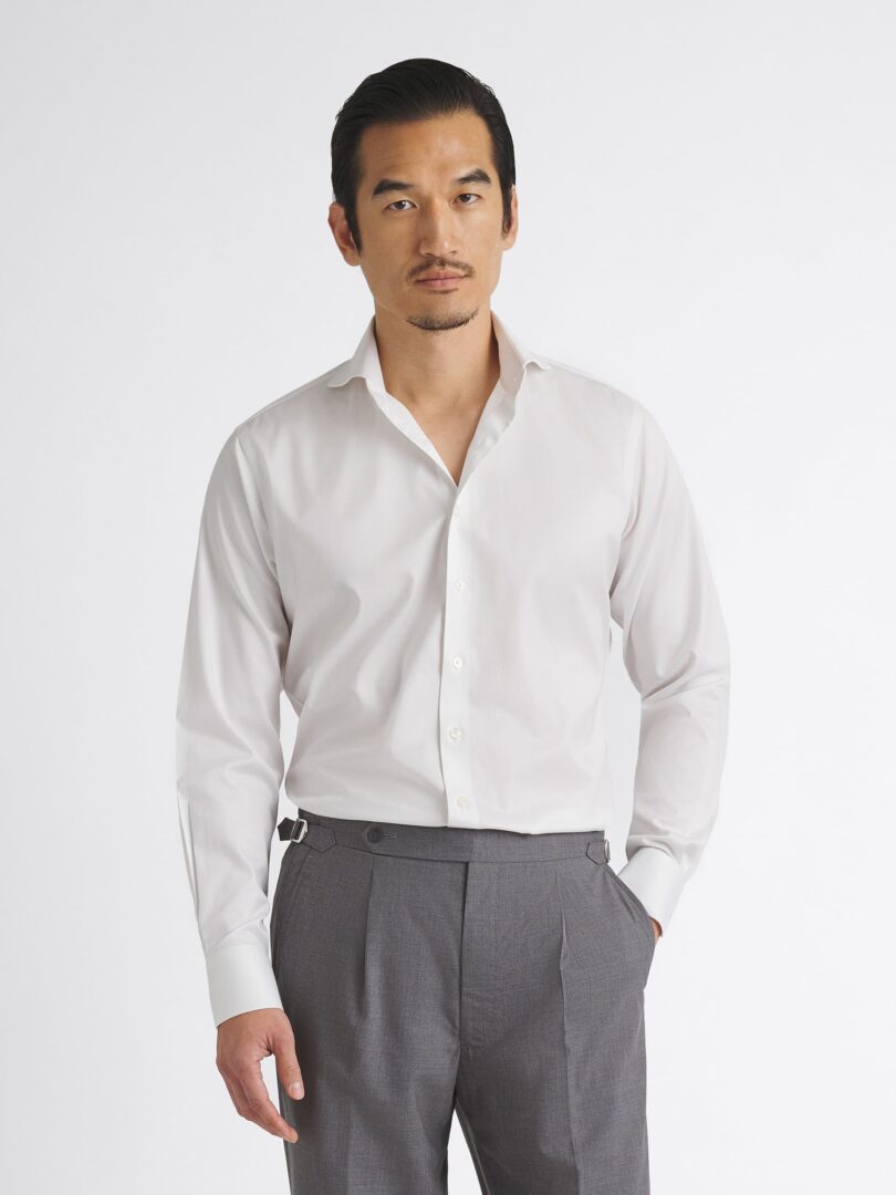 The Cutaway Collar Dress Shirt Detail