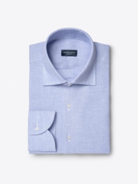 Shop Baird McNutt Light Blue Irish Linen