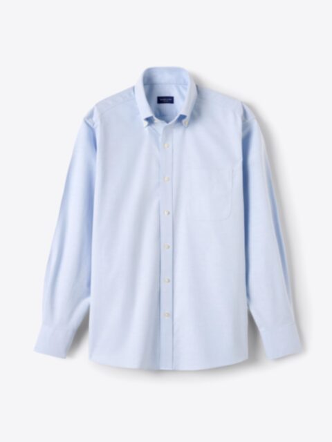 Shop Non-Iron Light Blue Stretch Oxford