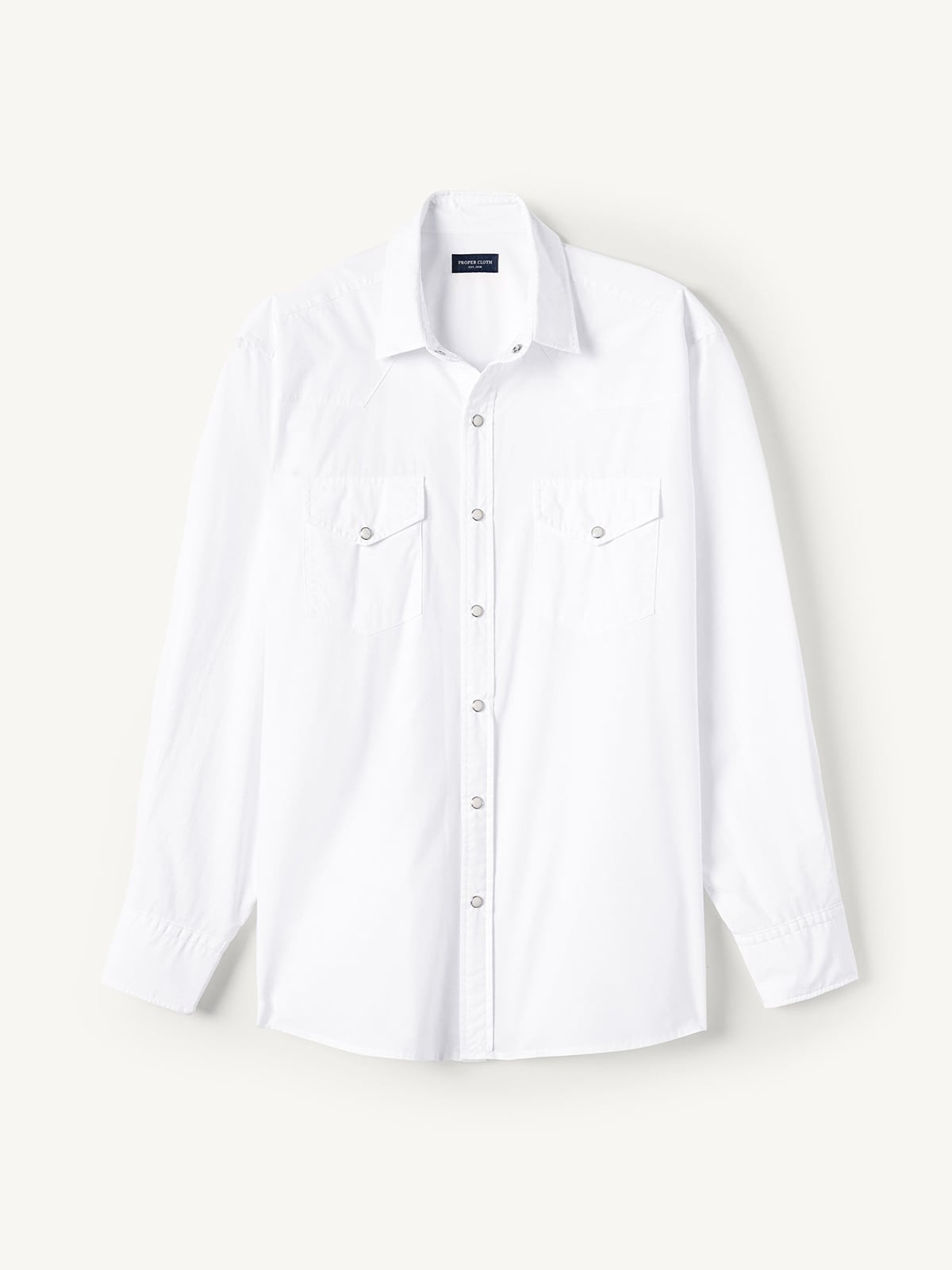 white poplin dress shirt The Dress Shirt: Poplin, White