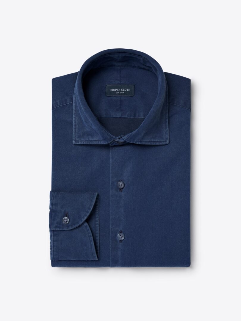 Albiate Washed Dark Slate Blue Denim 