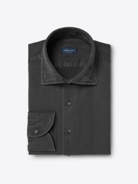 Shop Albiate Washed Black Denim