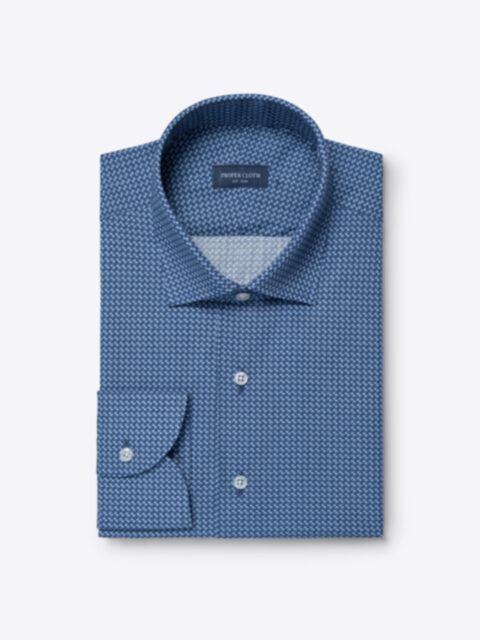 Shop Albiate Slate and White Micro Print