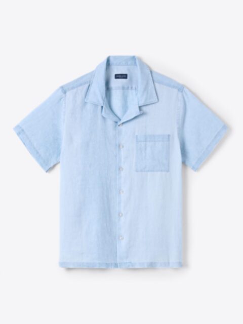 Shop Japanese Washed Indigo Linen
