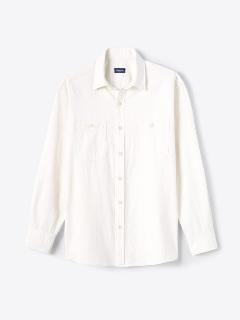 Men’s Japanese Off White Selvedge Chambray Thumb