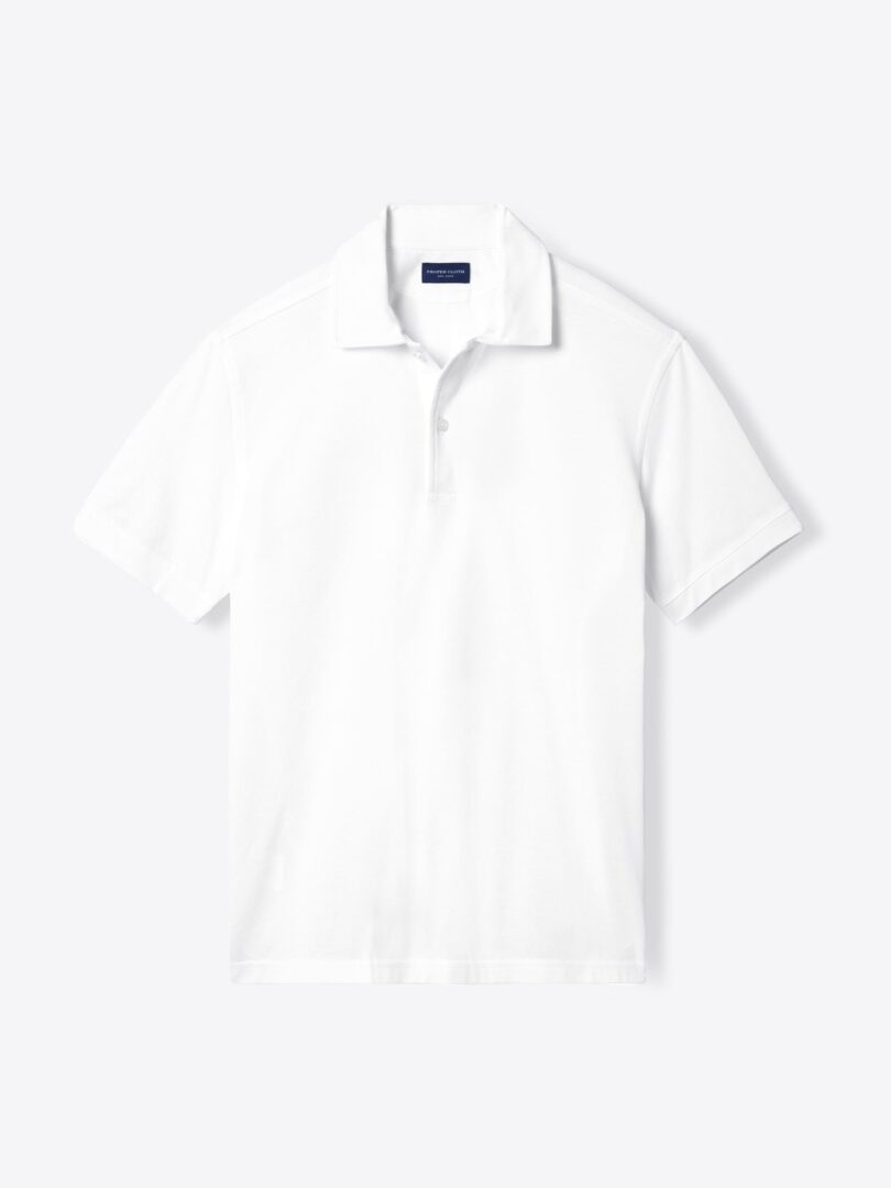 Sullivan White Easy Care Knit Pique 