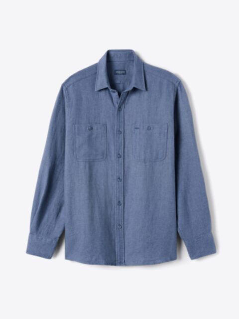 Shop Japanese Washed Slate Heavy Rustic Linen