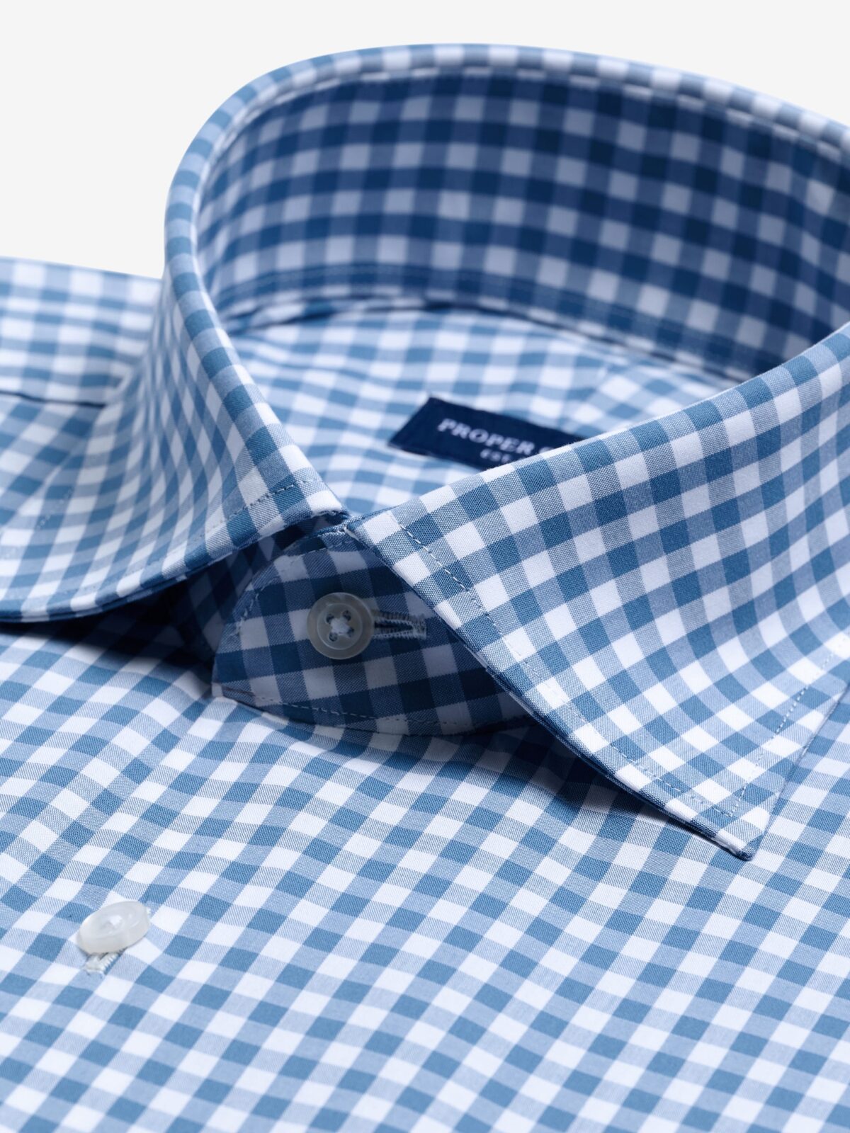 The Seabrook Gingham Shirt in Slate