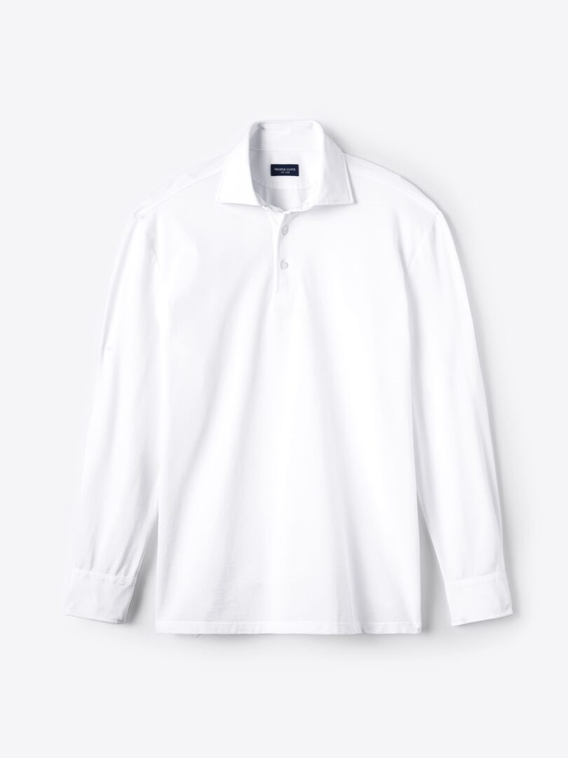 Sullivan White Easy Care Knit Pique 