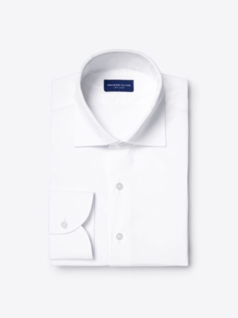 Shop Thomas Mason White Luxury Broadcloth