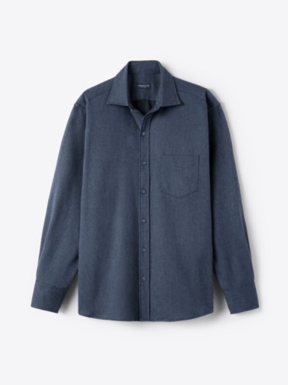 Canclini Navy Melange Beacon Flannel Product Image