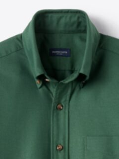 トップス GREEN THUMB SHIRT(A/C OXFORD) American Pima Green Oxford Shirt by Proper Cloth
