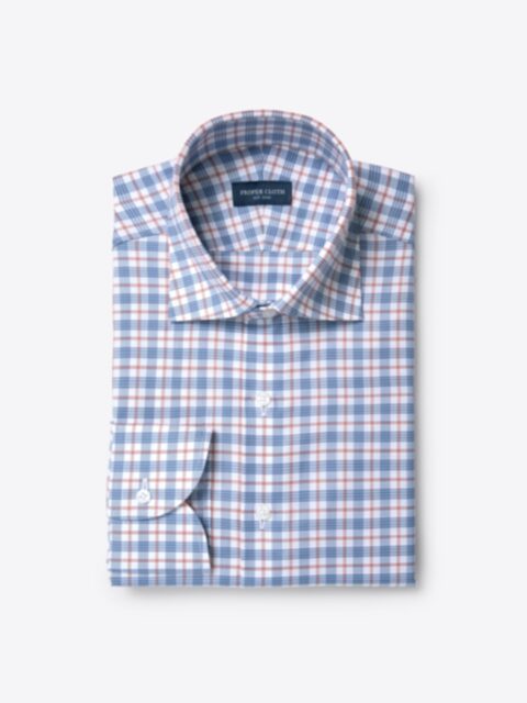 Shop Sutton 120s Slate and Cider Check