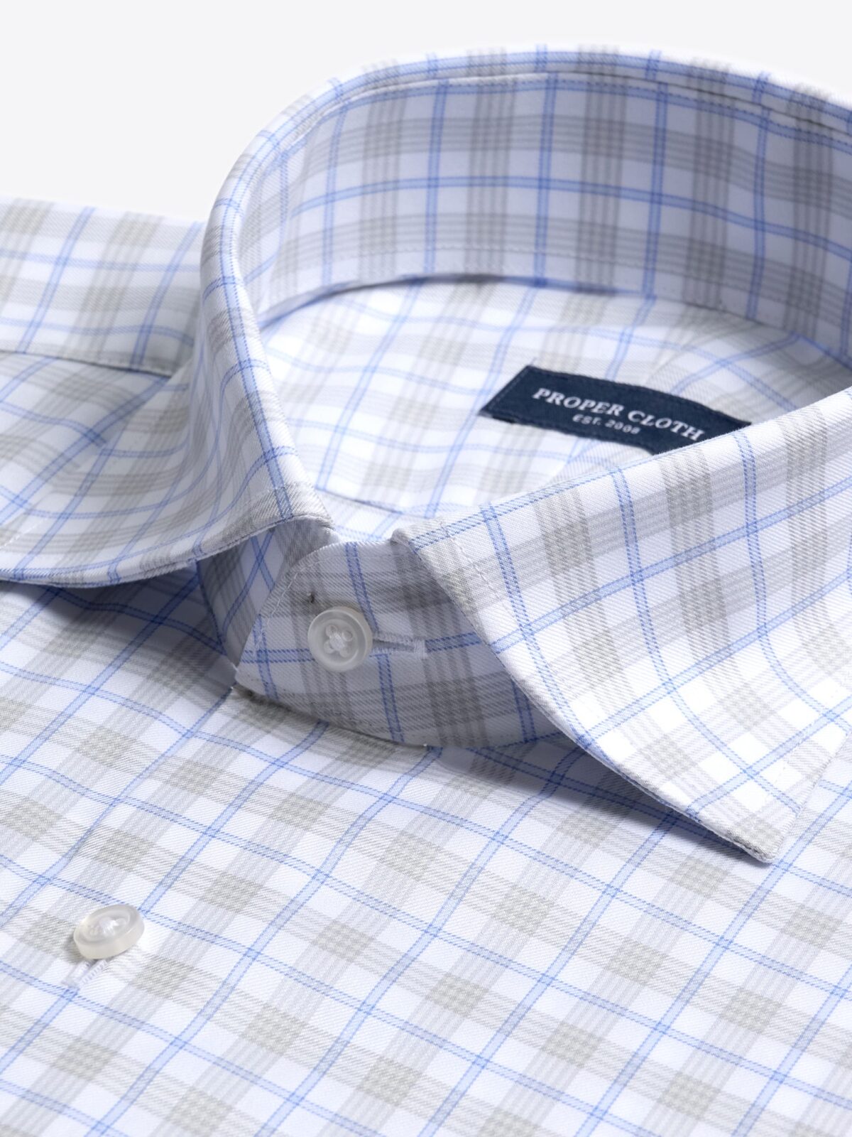 green emerald velvet dress Comfort Stretch Non-Iron Check Dress Shirt With Contrast Trim main image 0