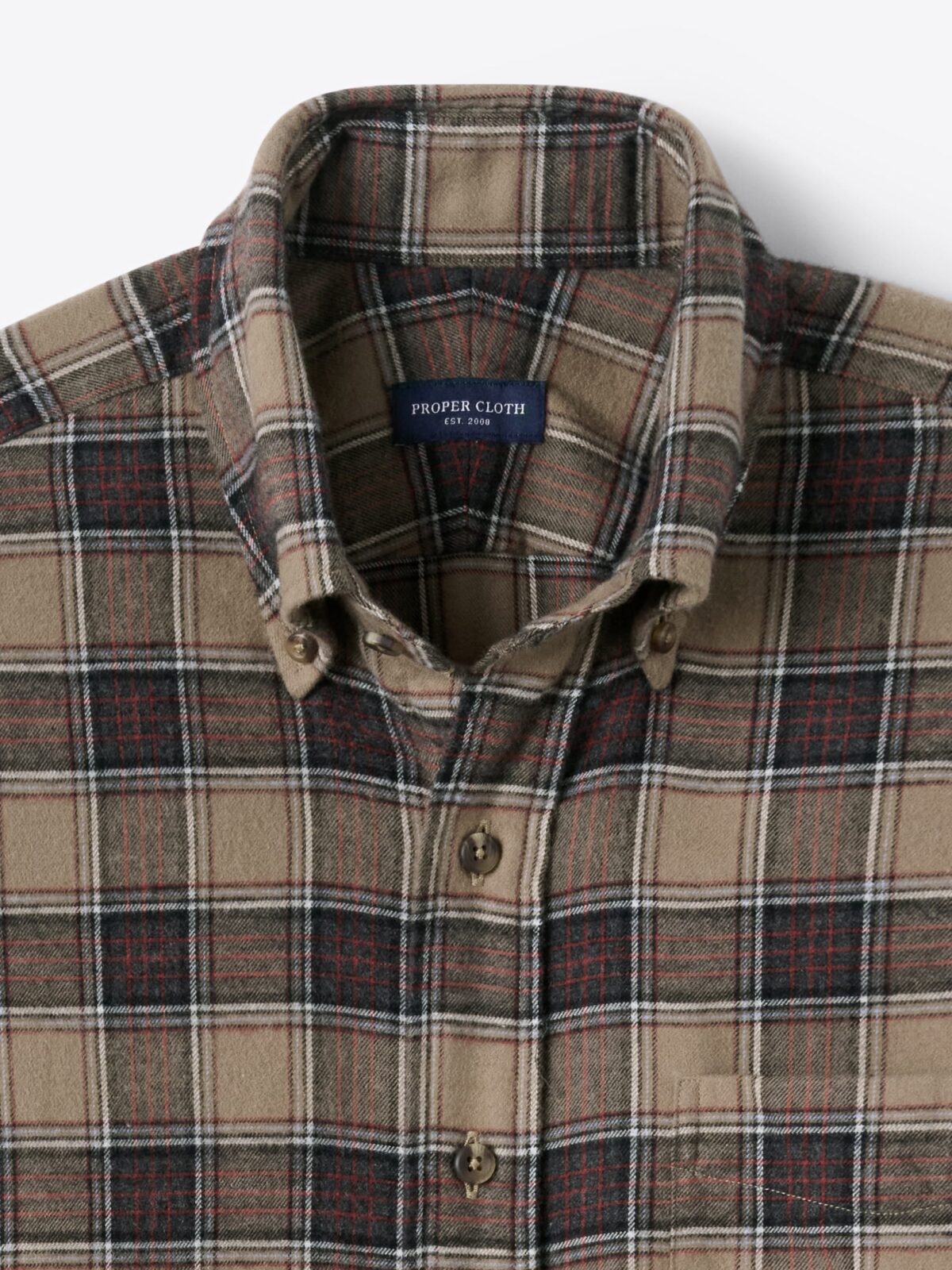 Men's Accord Japanese Cotton Flannel Shirt - Final Sale