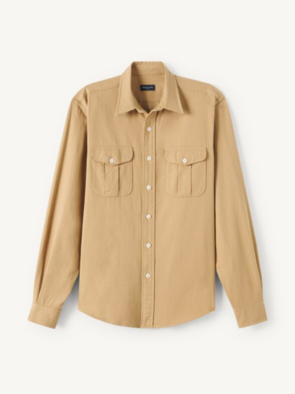 Thumb Photo of Japanese Camel Selvedge Cotton Field Shirt