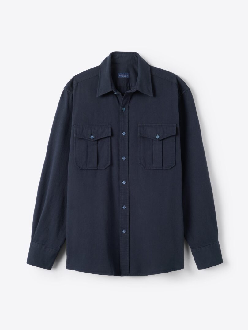 Japanese Navy Cotton Selvedge Twill 