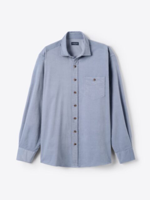 Shop Graham Slate Stretch Pincord Corduroy